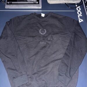 Roma Italia Black Sweater